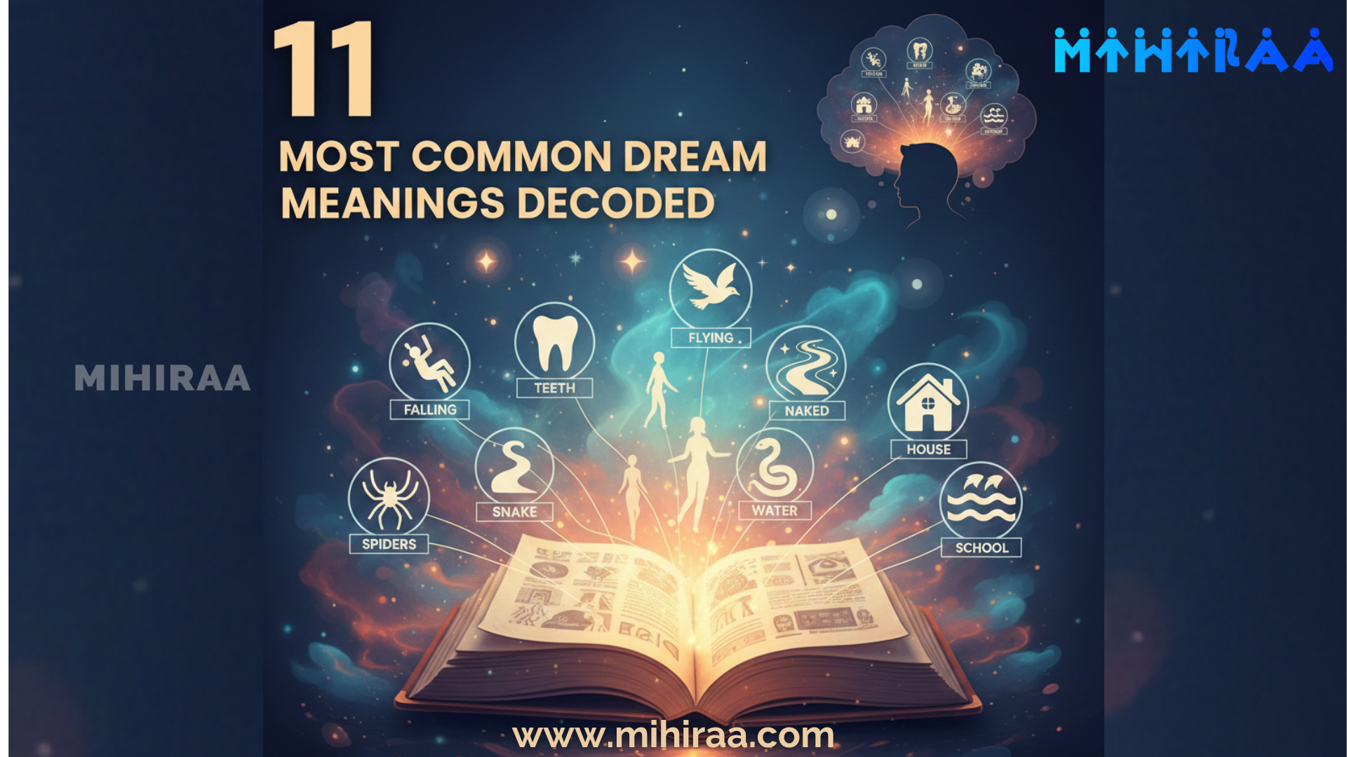 11 Most Common Dream Meanings Decoded | MIHIRAA